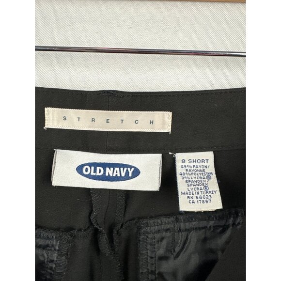 Women’s Old Navy Size 8 Short Black Slacks - Picture 5 of 5